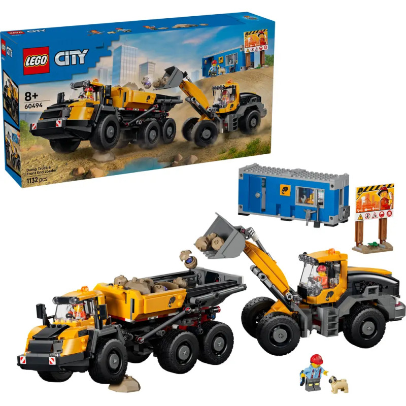LEGO® City 60494 Kipplaster und Schaufellader