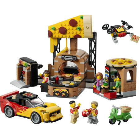 LEGO® City 60496 Pizza-Liefererlebnis mit Fahrzeugen