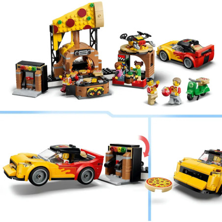 LEGO® City 60496 Pizza-Liefererlebnis mit Fahrzeugen