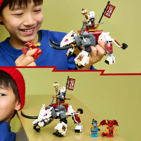 LEGO® NINJAGO® 71863 Zilvar auf seinem Drachentier Grimtak