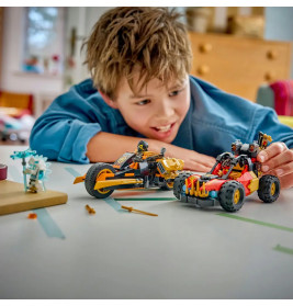 LEGO® NINJAGO® 71864 Kais und Coles Kombi-Flitzer