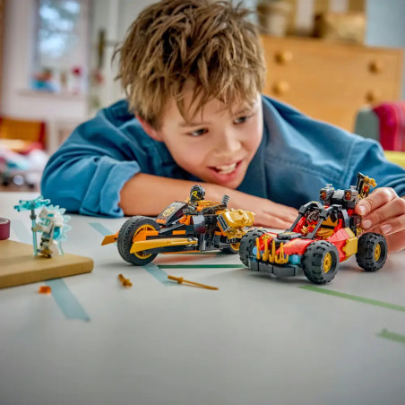 LEGO® NINJAGO® 71864 Kais und Coles Kombi-Flitzer