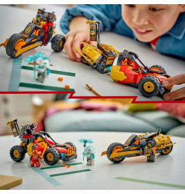 LEGO® NINJAGO® 71864 Kais und Coles Kombi-Flitzer