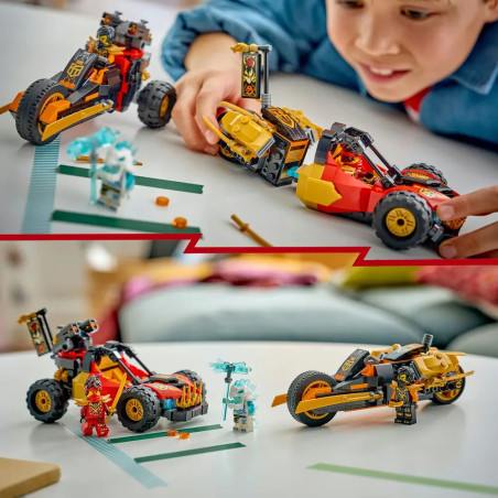 LEGO® NINJAGO® 71864 Kais und Coles Kombi-Flitzer