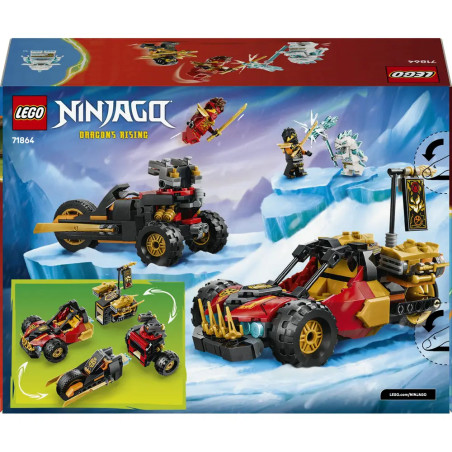 LEGO® NINJAGO® 71864 Kais und Coles Kombi-Flitzer