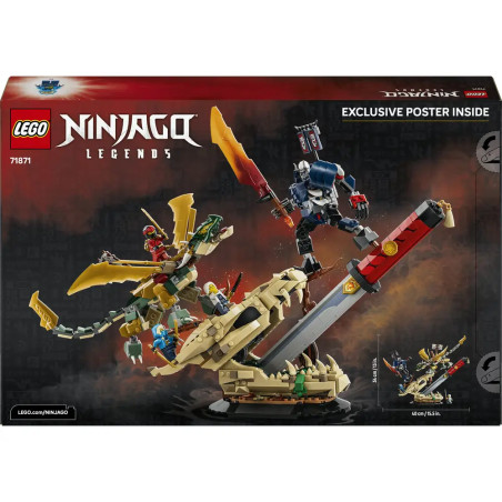LEGO® NINJAGO® 71871 Showdown auf der Drachenklinge