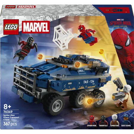 LEGO® Marvel Super Heroes™ 76349 Spider-Man Jagt den Gefängnistransporter