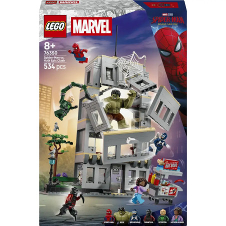 LEGO® Marvel Super Heroes™ 76350 Großer Showdown: Spider-Man vs. Hulk
