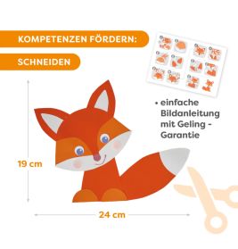 Bastelset - Erstes Schneiden Füchse