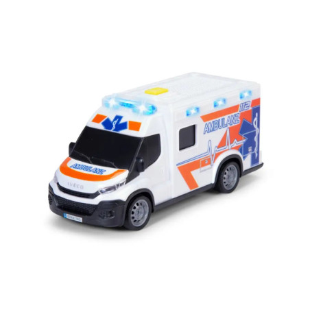 Simba Iveco Daily Ambulance: Detailgetreuer Rettungswagen im Maßstab 1:87 ab 3 Jahren