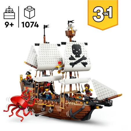 LEGO® Creator 31387 Legendäres Piratenschiff