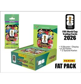 Top Media FIFA World Cup 2026 Adrenalyn XL Fat Pack – 10 Booster & Sammelkarten | Fußball-Fans