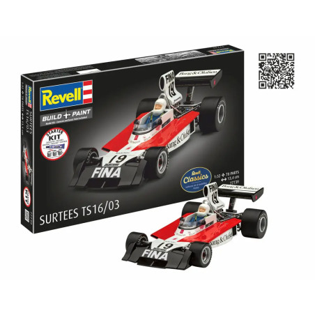 Starter Kit Surtees TS16/03, Revell Modellbausatz mit Basiszubehör