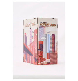 Tiny Adventures New York, Book Nook Miniaturwelt aus Holz zum Zusammenbauen