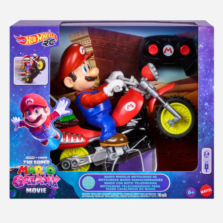 Mattel Hot Wheels Mario Kart Project Santa RC: Ferngesteuerter Rennwagen | 2.4 GHz | Ab 5 Jahren!