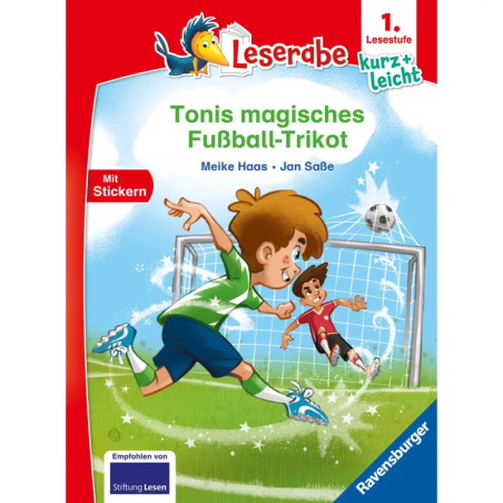 Leserabe - 1. Lesestufe - Toni s magisches Fußball-Trikot