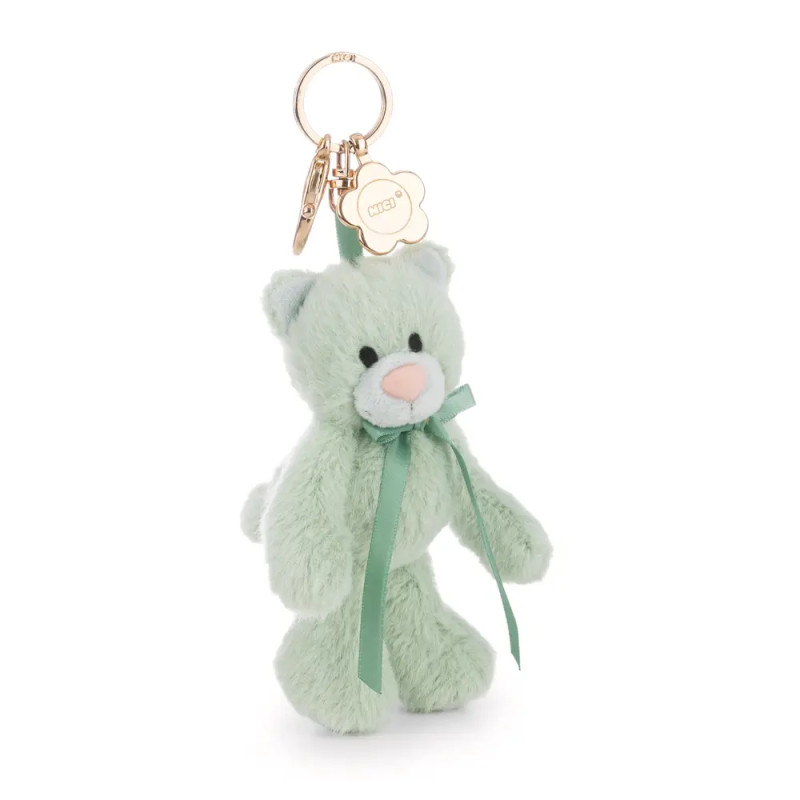 Schlüsselanhänger Katze Felli mint mit Karabiner