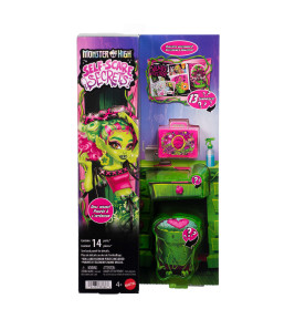 MATTEL Monster High Self-Scare Secrets Venus McFlytrap – Puppe mit Überraschungs-Set