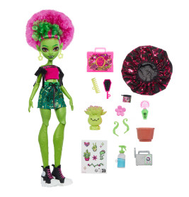 MATTEL Monster High Self-Scare Secrets Venus McFlytrap – Puppe mit Überraschungs-Set