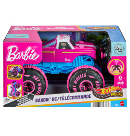MATTEL Hot Wheels Monster Trucks Barbie R/C 1:24 – Ferngesteuerter Truck