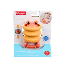 Mattel Fisher-Price 2 in 1 Pop Up Rassel – Greifspielzeug für Babys | Fördert Sinne