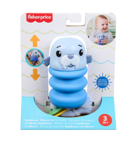 Mattel Fisher-Price 2 in 1 Pop Up Rassel – Greifspielzeug für Babys | Fördert Sinne