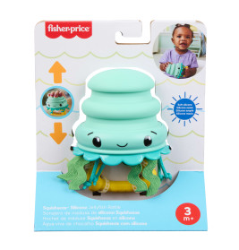Mattel Fisher-Price 2 in 1 Pop Up Rassel – Greifspielzeug für Babys | Fördert Sinne