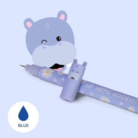 Erasable Gel Pen - Hippo