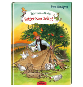 Pettersson und Findus. Pettersson zeltet