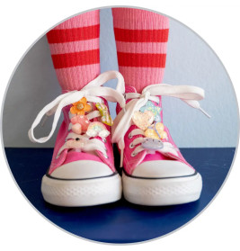 Sneaker Charms - Herz, Stern   Blume