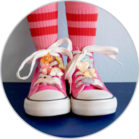 Sneaker Charms - Herz, Stern   Blume
