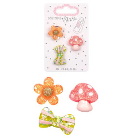 Sneaker Charms - Herz, Stern   Blume