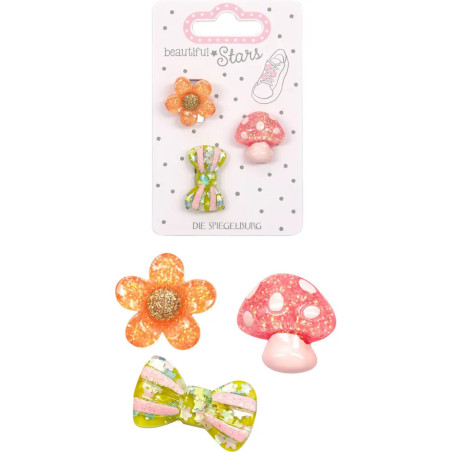 Sneaker Charms - Herz, Stern   Blume