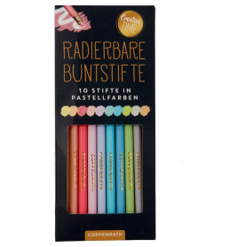Radierbare Buntstifte, pastell - Creative Time