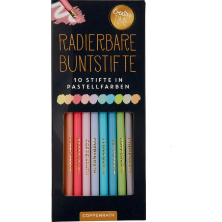 Radierbare Buntstifte, pastell - Creative Time