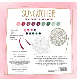 Suncatcher Fensterbild bemalen - Schmetterling