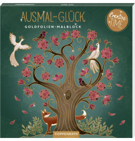 Ausmal-Glück - Goldfolien-Malblock