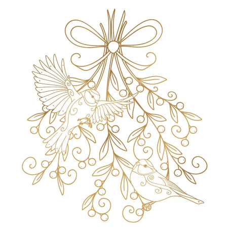 Metallic-Malen Magic Winter - Mit goldenen Motiven / Bicolor-Buntstifte: 8 Metallic-Farben