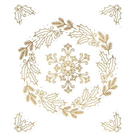 Metallic-Malen Magic Winter - Mit goldenen Motiven / Bicolor-Buntstifte: 8 Metallic-Farben
