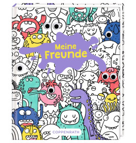 Freundebuch - Meine Freunde - Monster - mit Wackelaugen
