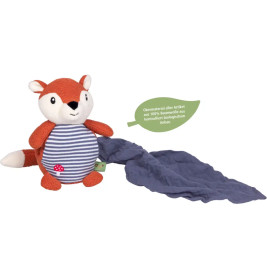 Kuscheltier mit Schnuffeltuch - Fuchs