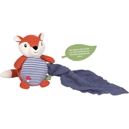 Kuscheltier mit Schnuffeltuch - Fuchs