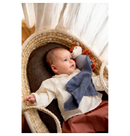 Kuscheltier mit Schnuffeltuch - Fuchs