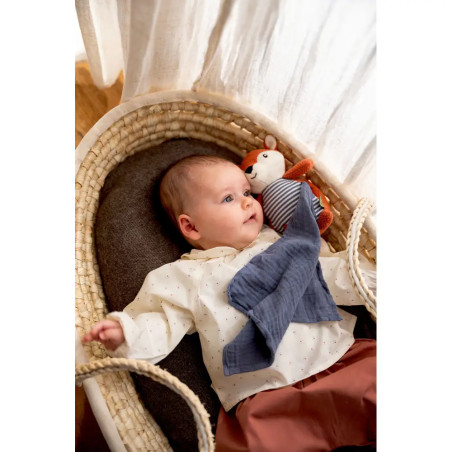 Kuscheltier mit Schnuffeltuch - Fuchs
