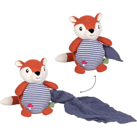 Kuscheltier mit Schnuffeltuch - Fuchs