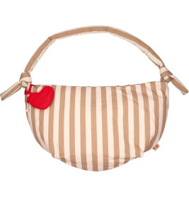 Shopper - Streifen / Beige