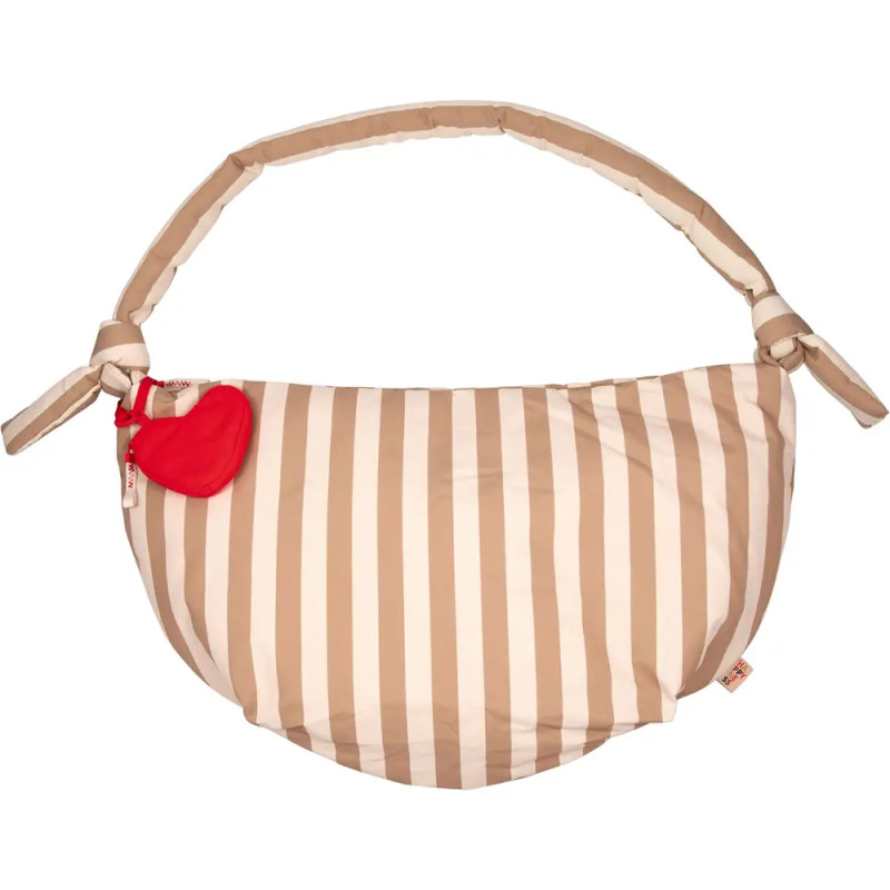 Shopper - Streifen / Beige