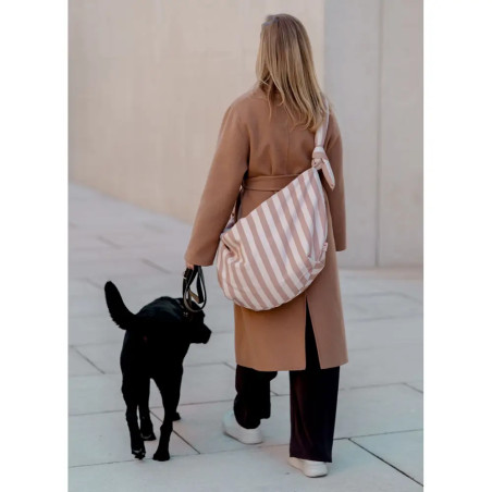 Shopper - Streifen / Beige