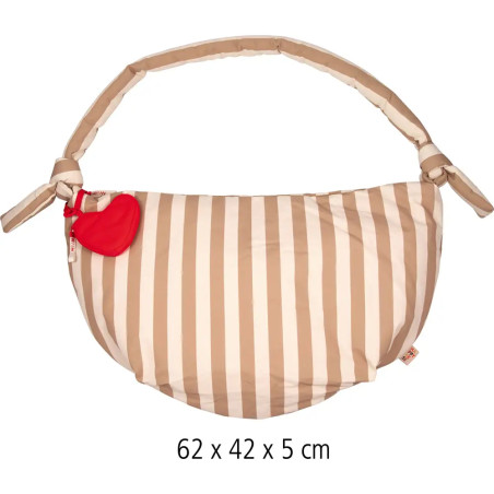 Shopper - Streifen / Beige