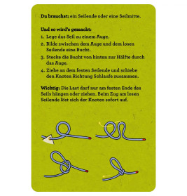 30 Knoten mit Seilen zum Üben